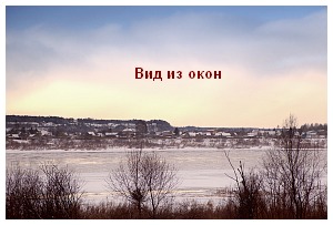 Коттедж в Томске. Вид из окон.